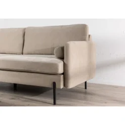 Antibes 3 personers Sofa - Beige og Sort