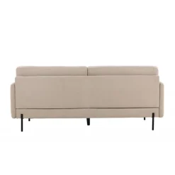 Antibes 3 personers Sofa - Beige og Sort