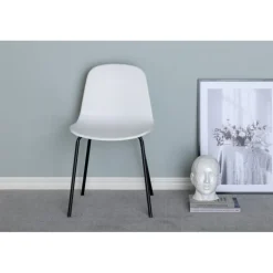 Arctic Spisebordsstol - Sort og Hvid