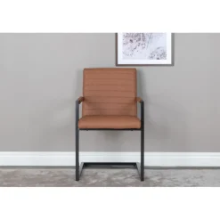 Art Spisebordsstol - Sort og Brun