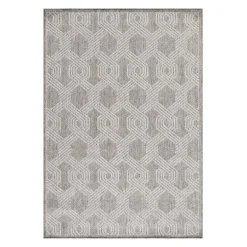 Aruba Udendørs tæppe Geometrisk - Grå
