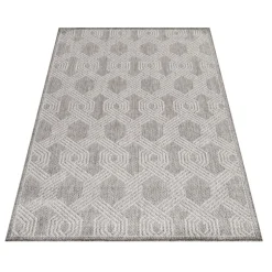 Aruba Udendørs tæppe Geometrisk - Grå