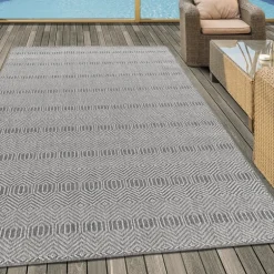 Aruba Udendørs Tæppeløber Boho - Grå