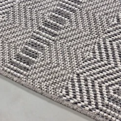Aruba Udendørs Tæppeløber Boho - Grå