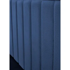 ASENTO 160x200 cmSeng - Mørkeblå Velour