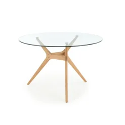 ASHMORE bord, - top - transparent, ben - Naturlig