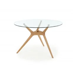 ASHMORE bord, - top - transparent, ben - Naturlig