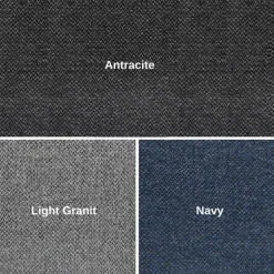 Ask hjørnesofa med højrevendt chaiselong & open-end Navy Blå