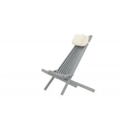 Asta Lounge Stol - Mørkegrå,Off White