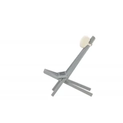 Asta Lounge Stol - Mørkegrå,Off White