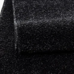 Ata Kortluvet Tæppeløber Ensfarvet - Antracit