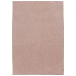 Ata Kortluvet Tæppeløber Ensfarvet - Rosa