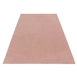 Ata Kortluvet Tæppeløber Ensfarvet - Rosa