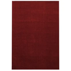 Ata Kortluvet Tæppeløber Ensfarvet - Rød