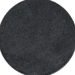 Ata Rund Kortluvet tæppe Ensfarvet - Grå