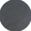 Ata Rund Kortluvet tæppe Ensfarvet - Lysegrå
