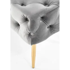 ATHENA Bænk, - Grå/guld