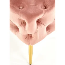 ATHENA bænk - Pink/guld