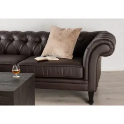 Atran 3 personers Sofa - Brun