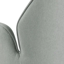 Aura spisebordsstol med armlæn grå stof