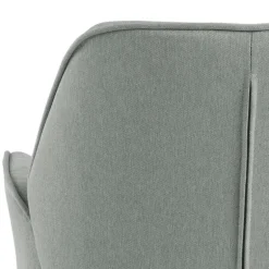 Aura spisebordsstol med armlæn grå stof