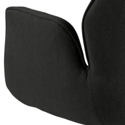 Aura spisebordsstol med armlæn grå stof