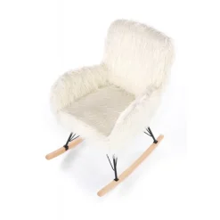 AUSTIN lænestol Creme / Sort / Natur