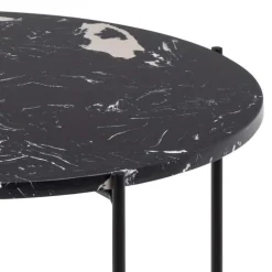 Avila hjørnebord sort sten