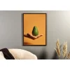 Avocado Plakat - Grøn og Cognac