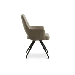 Aya spisebordsstol - Clay Bull microfiber læder