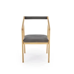 AZUL 2 Spisebordsstol, Naturlig eg / Grå