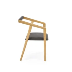 AZUL 2 Spisebordsstol, Naturlig eg / Grå