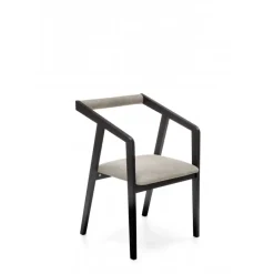 AZUL Spisebordsstol, - fløjl - Grå