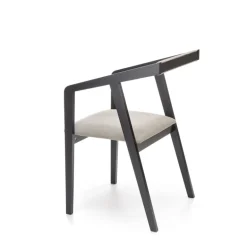 AZUL Spisebordsstol, - fløjl - Grå