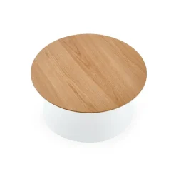 AZZURA, sofabord, Naturlig / Hvid