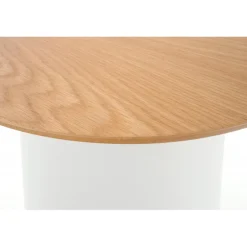AZZURA-S, sofabord, Naturlig / Hvid