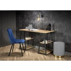 B44 skrivebord Sonoma eg. / Sort