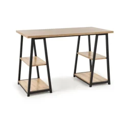 B44 skrivebord Sonoma eg. / Sort