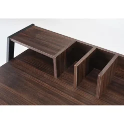 B47 skrivebord Valnød / Sort