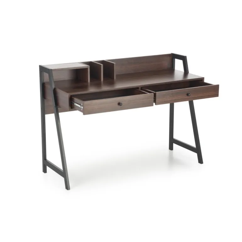 B47 skrivebord Valnød / Sort