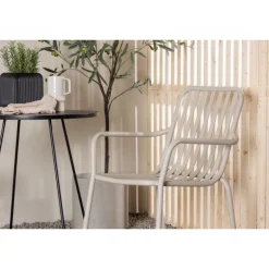 Bacong Rund Loungesæt - Havemøbelsæt - Beige,Sort