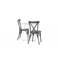 Bacong Rund Loungesæt - Havemøbelsæt - Beige,Mørkegrå