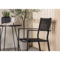 Bacong Rund Loungesæt - Havemøbelsæt - Sort