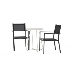 Bacong Rundt Loungesæt - Havemøbelsæt - Beige,Sort