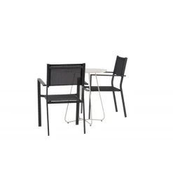 Bacong Rundt Loungesæt - Havemøbelsæt - Beige,Sort