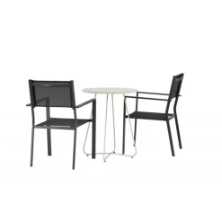 Bacong Rundt Loungesæt - Havemøbelsæt - Beige,Sort