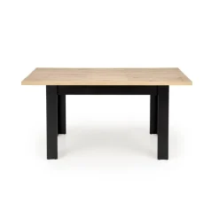 BAGIO Spisebordmedudtræk, Artisan Eg / Sort