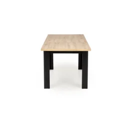 BAGIO Spisebordmedudtræk, Artisan Eg / Sort