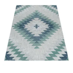 Bahama Udendørs tæppe Geometrisk - Blå