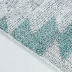 Bahama Udendørs Tæppeløber Geometrisk - Blå